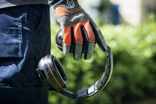Gloves and hearing protection